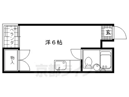 オリオンプラザ(ワンルーム/5階)の間取り写真