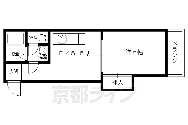 山陰本線 円町駅 徒歩5分 4階建 築33年