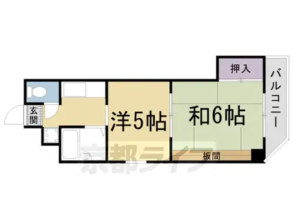 ラセットアベニュー(2K/7階)の間取り写真