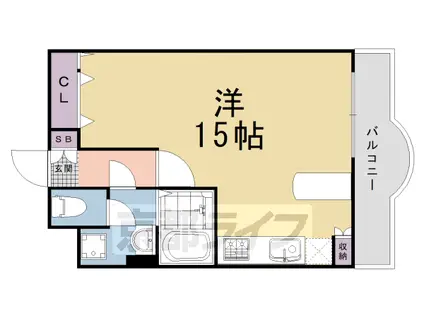 ラ・パルフェド・ルミナス(ワンルーム/4階)の間取り写真