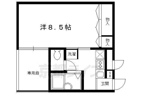 MA・MAISON(1K/1階)の間取り写真