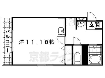 十条シティハウス(ワンルーム/2階)の間取り写真