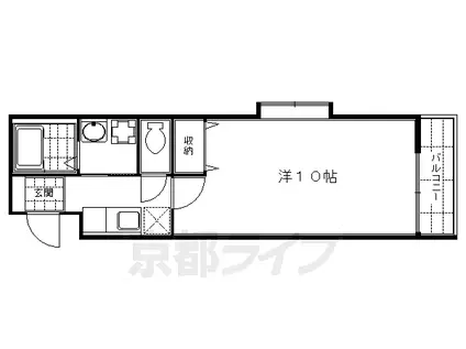 メゾン・エクセル(1K/2階)の間取り写真