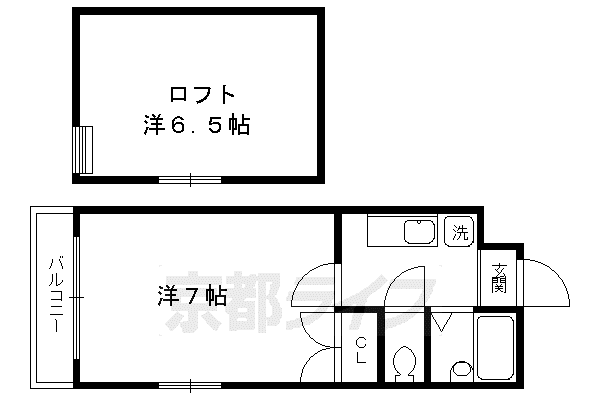 京都市烏丸線 北大路駅 徒歩31分 2階建 築28年