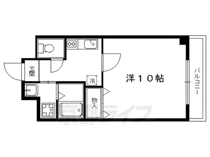 アクア リヴィエール(1K/6階)の間取り写真