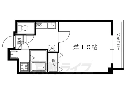 アクア リヴィエール(1K/2階)の間取り写真