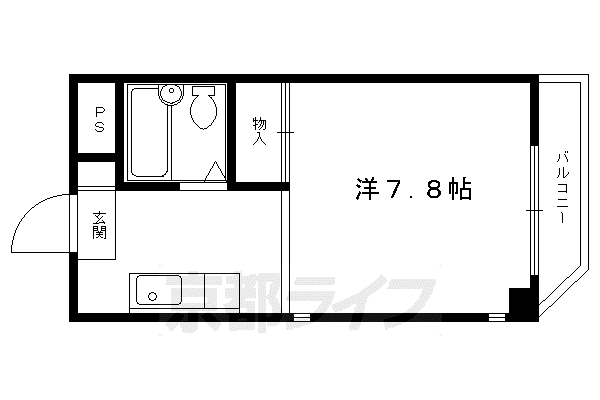 京都市烏丸線 北山駅(京都) 徒歩5分 4階建 築34年