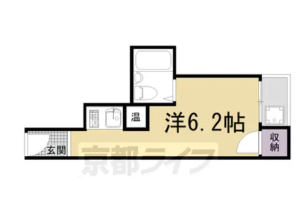 アドニス(1K/2階)の間取り写真