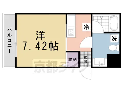 TAC16(1K/3階)の間取り写真