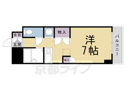 グレースソフィア(1K/3階)の間取り写真