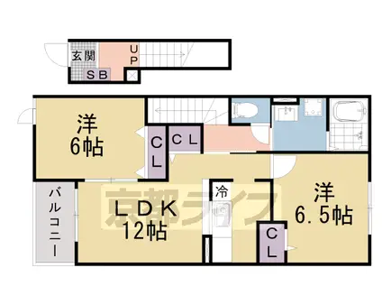プラシード・アロッジオⅡ(2LDK/1階)の間取り写真