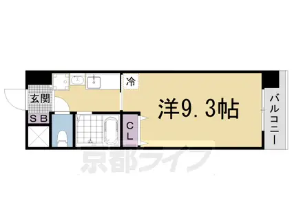 セトルはまおおつ(1K/7階)の間取り写真