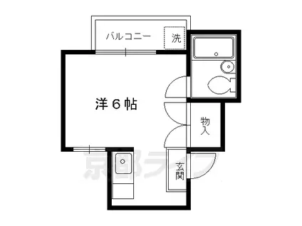 要ハイツ(1K/2階)の間取り写真