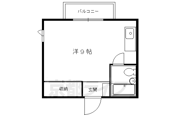 J・FACTORY(ワンルーム/2階)の間取り写真