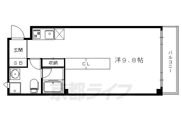 PIENIPESA(ワンルーム/1階)の間取り写真