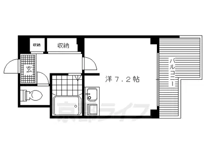 ハウス6(1K/1階)の間取り写真