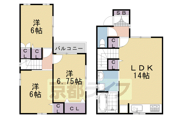 阪急電鉄京都線 洛西口駅 徒歩29分 2階建 築7年