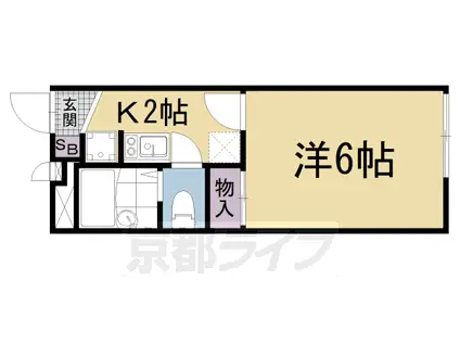レオパレスビューテラスフジミ(1K/1階)の間取り写真
