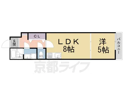 S SUMIZOME(1LDK/3階)の間取り写真
