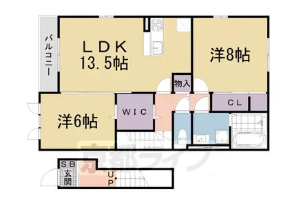 ケーズコート(2LDK/2階)の間取り写真