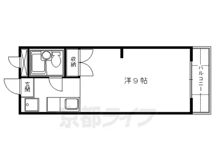 DSファースト(1K/3階)の間取り写真