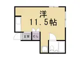 京福北野線 北野白梅町駅 徒歩12分 2階建 築33年