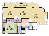 京都市烏丸線 北大路駅 徒歩17分 3階建 築45年