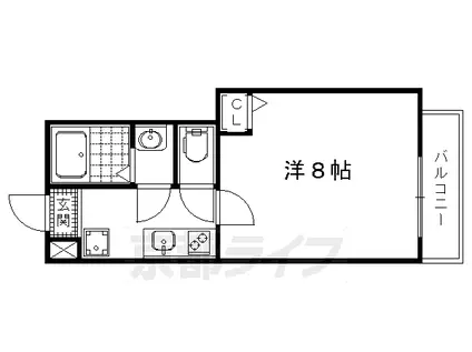 VITAAPM(1K/2階)の間取り写真