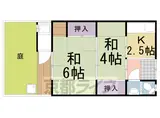 阪急電鉄京都線 桂駅 徒歩13分 2階建 築48年