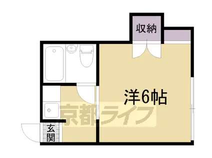 たつみ荘3(1K/1階)の間取り写真