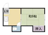 叡山電鉄 一乗寺駅 徒歩3分 2階建 築48年