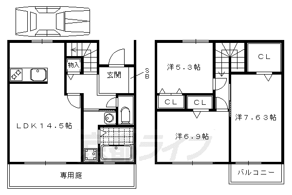 京阪電気鉄道鴨東線 出町柳駅 徒歩18分 2階建 築17年