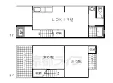 京都市東西線 小野駅(京都) 徒歩12分 2階建 築39年