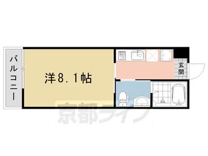 クレア ラ・クーオ(1K/2階)の間取り写真