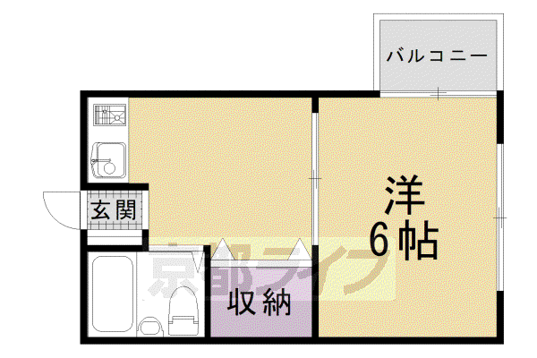 BOXHOUSE(1K/3階)の間取り写真