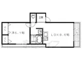 京都市東西線 二条城前駅 徒歩6分 3階建 築52年