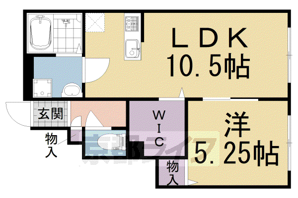 BELLE LEAD HIRAKI(1LDK/1階)の間取り写真