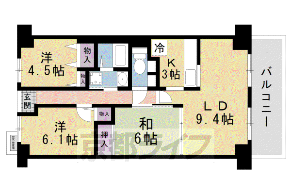 片町線 津田駅 徒歩2分 6階建 築26年