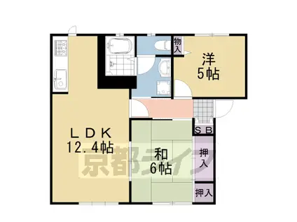 メゾン プランドール(2LDK/1階)の間取り写真