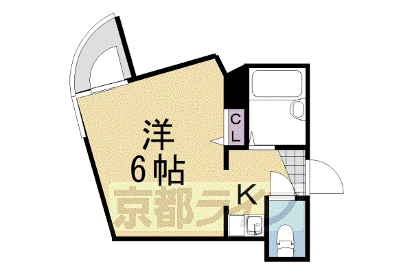 レジデンス94(1K/2階)の間取り写真