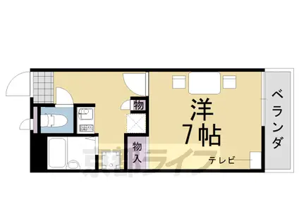 レオパレスアゼリア並河(1K/2階)の間取り写真