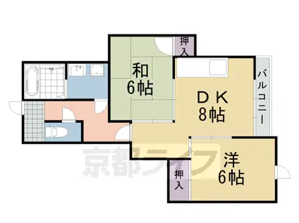 ABIL21(2DK/4階)の間取り写真