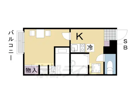 レオパレス城南(1K/2階)の間取り写真