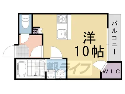 レオネクストシャルマン金岐(1K/2階)の間取り写真