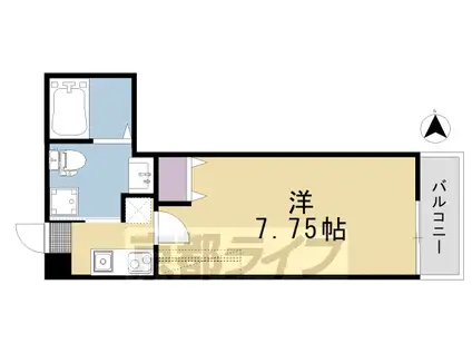 フェリーチェ妙蓮寺(1K/3階)の間取り写真