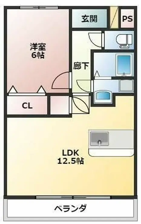 ヒラソール 1階階 間取り