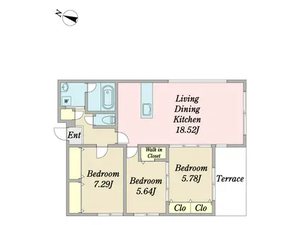 N-SELECTION.STELLA(3LDK/4階)の間取り写真