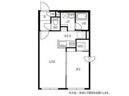 AQUA(1LDK/3階)の間取り写真
