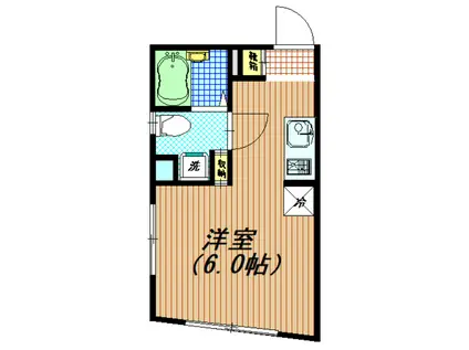 カノーレ大森(ワンルーム/3階)の間取り写真