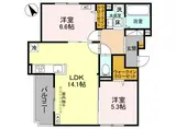 富山地鉄富山港線 下奥井駅 徒歩15分 3階建 築1年